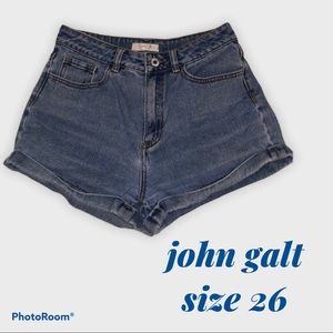 john galt high waist shorts size 26